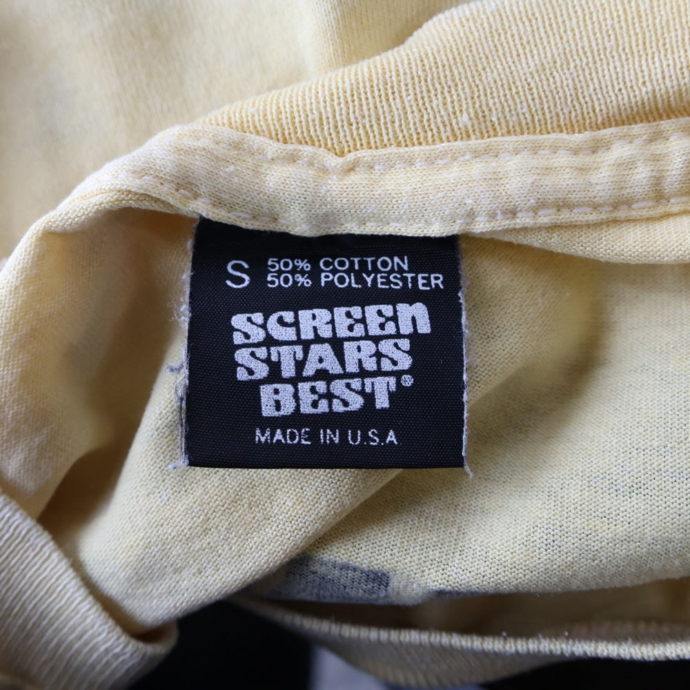 VINTAGE(ヴィンテージ) 90S CONFIDENCE THE ULTIMATE COSMETIC 裾シングル USA製 半袖Tシャツ イエロー