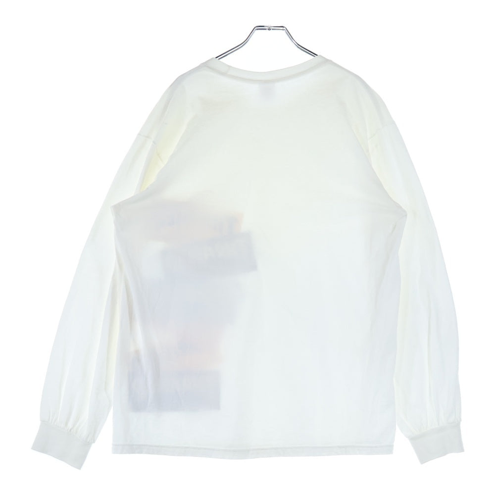 SUPREME(シュプリーム) 21AW ×Thrasher Multi Logo L/S Tee スラッシャー マルチロゴプリント 長袖Tシャツ カットソー ホワイト