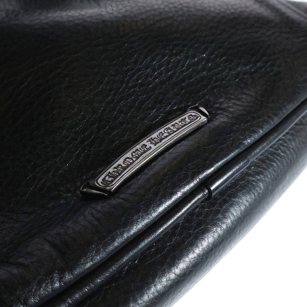 CHROME HEARTS(クロムハーツ) JJ DEAN SMALL ディーン スモール レザー ライダース ハンドバッグ ブラック