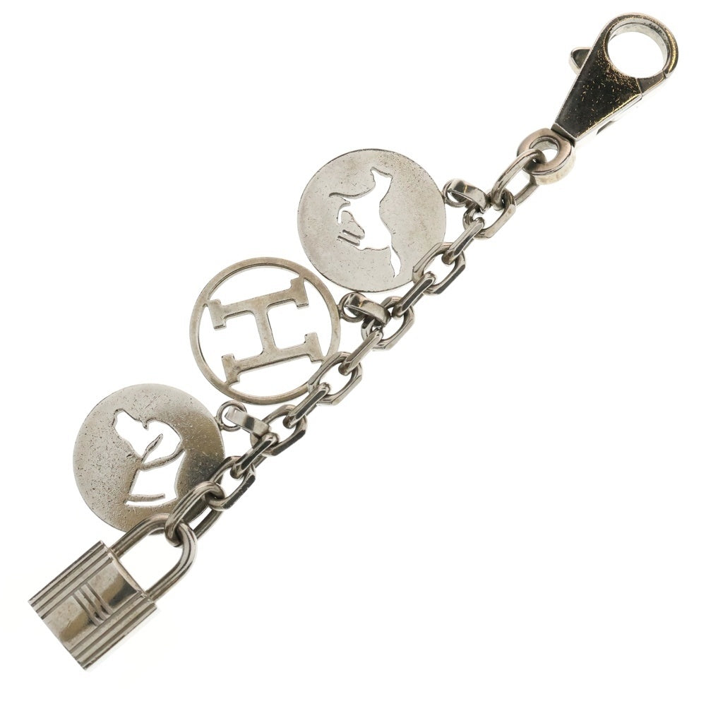 HERMES(エルメス) アミュレット4 ブルロック バッグチャーム キーホルダー シルバー