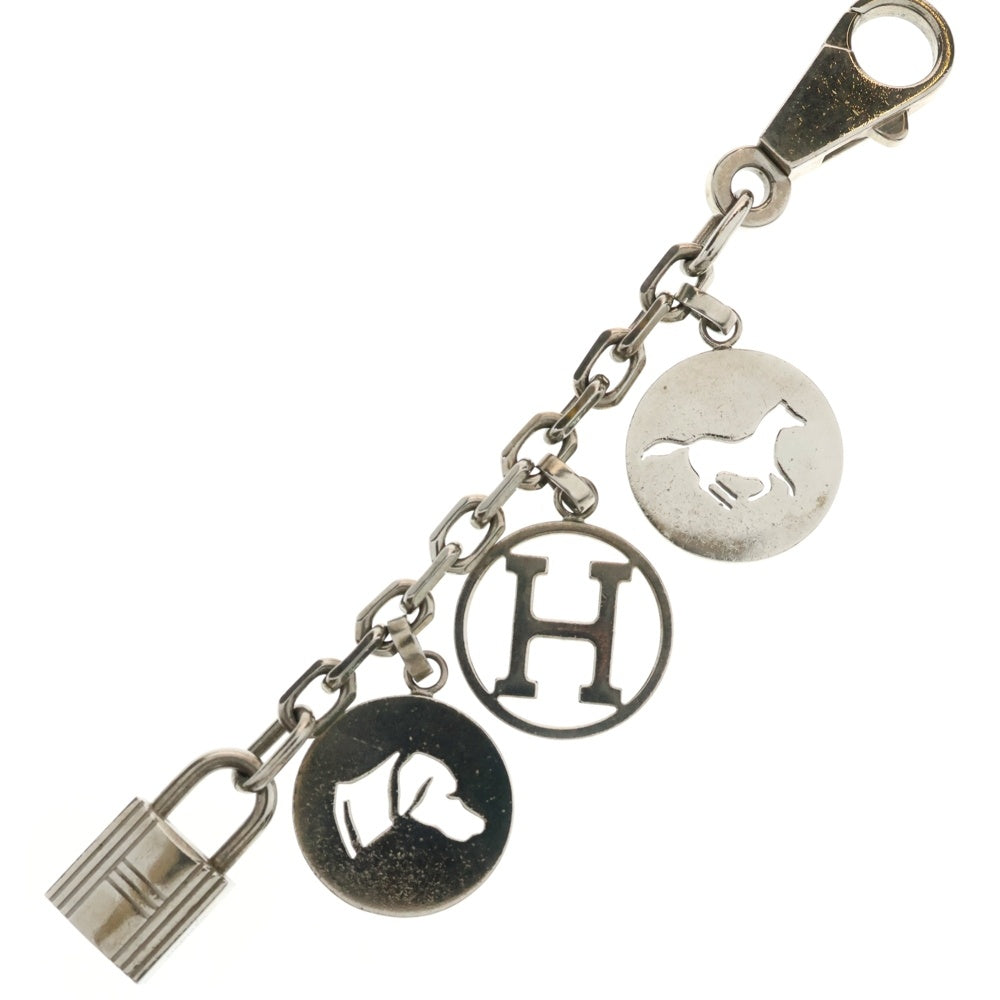 HERMES(エルメス) アミュレット4 ブルロック バッグチャーム キーホルダー シルバー