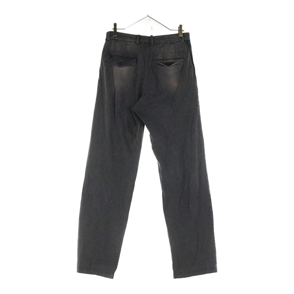 BALENCIAGA(バレンシアガ) 21AW WORN OUT COTTON KNIT PANTS ウォームアウト コットンニット パンツ チャコールグレー 662403