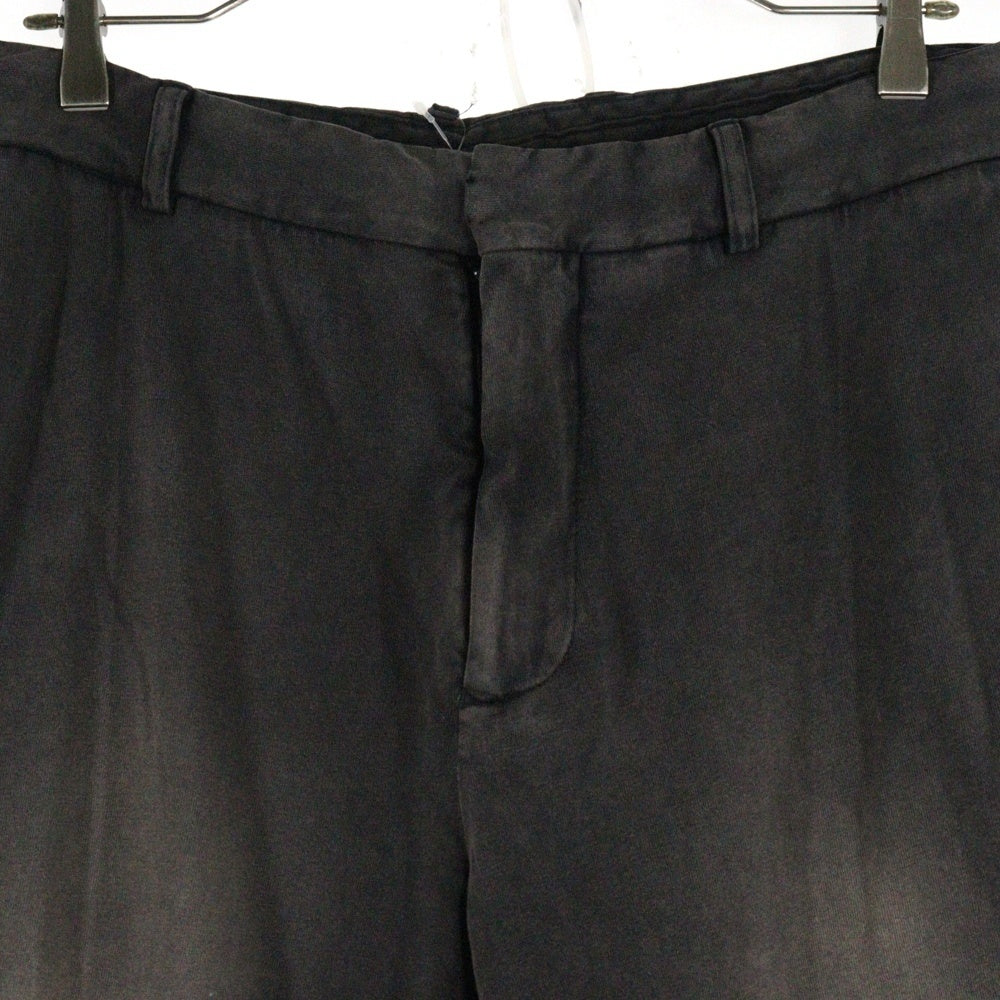 BALENCIAGA(バレンシアガ) 21AW WORN OUT COTTON KNIT PANTS ウォームアウト コットンニット パンツ チャコールグレー 662403