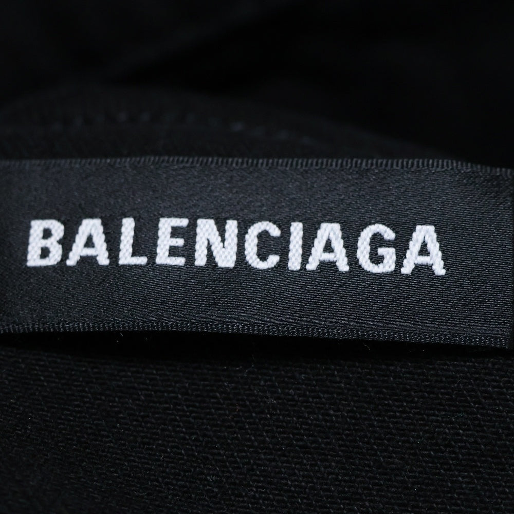 BALENCIAGA(バレンシアガ) 19AW CREW DENIM JACKET クルー ロゴプリント デニムジャケット ブラック 628701