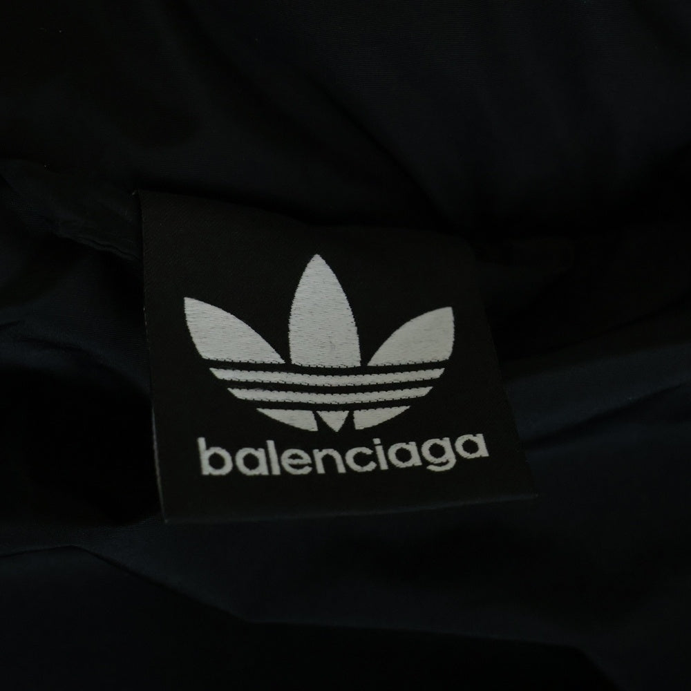 BALENCIAGA(バレンシアガ) 23SS ×ADIDAS 3ライン オーバーサイズ ダウンジャケット ブラック 714897