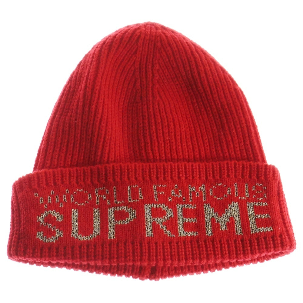 SUPREME(シュプリーム) 20AW World Famous Beanie ワールドフェイマスビーニー 帽子 レッド