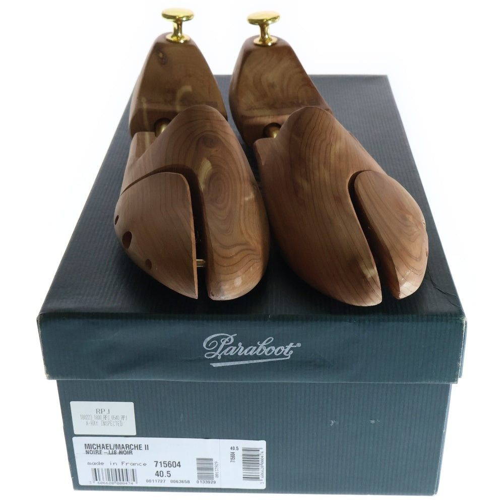 PARABOOT(パラブーツ) MICHAEL ミカエル レザー チロリアンシューズ ブラック 715604