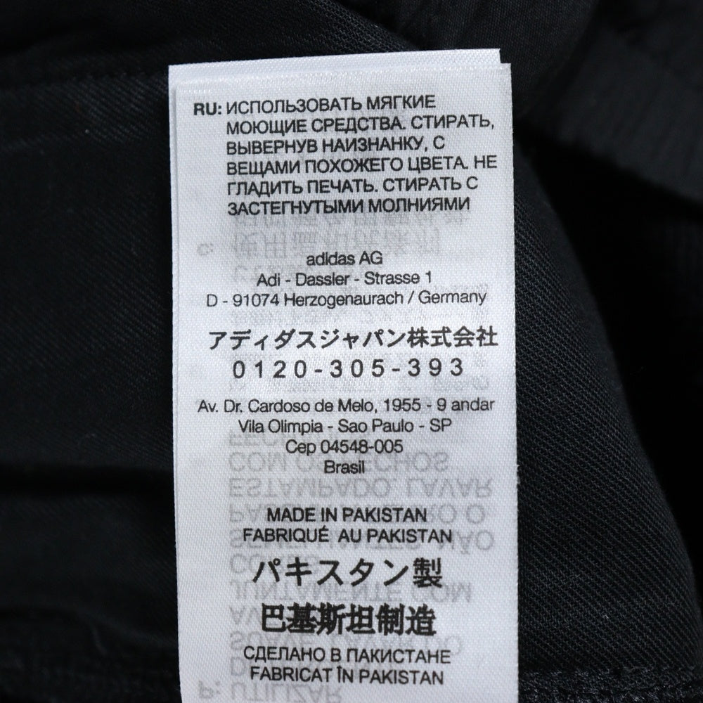 Y-3(ワイスリー) CLASSIC TERRY SHORTS クラシックテリー ラバーロゴ ショーツ ブラック FN3394