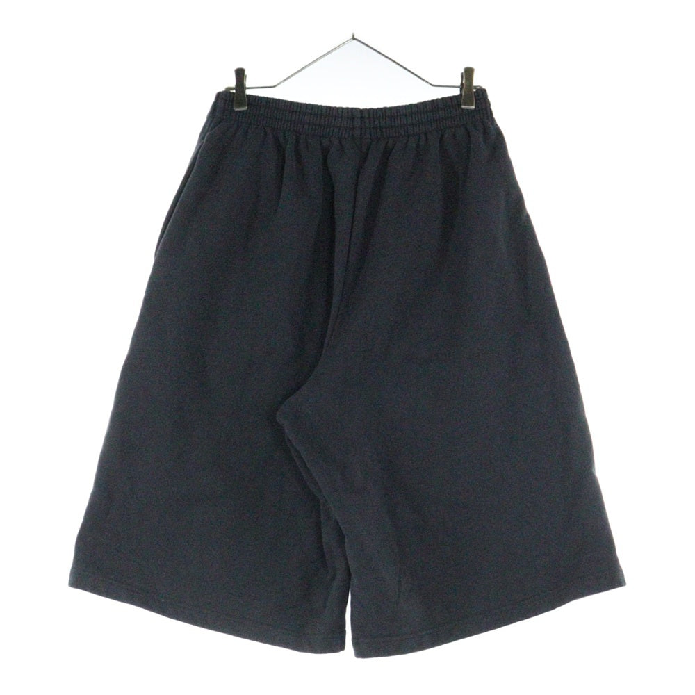 BALENCIAGA(バレンシアガ) 24AW ×UNDERARMOUR LARGE SHORTS アンダーアーマー ラージ ロゴプリント ショーツ ブラック 795261