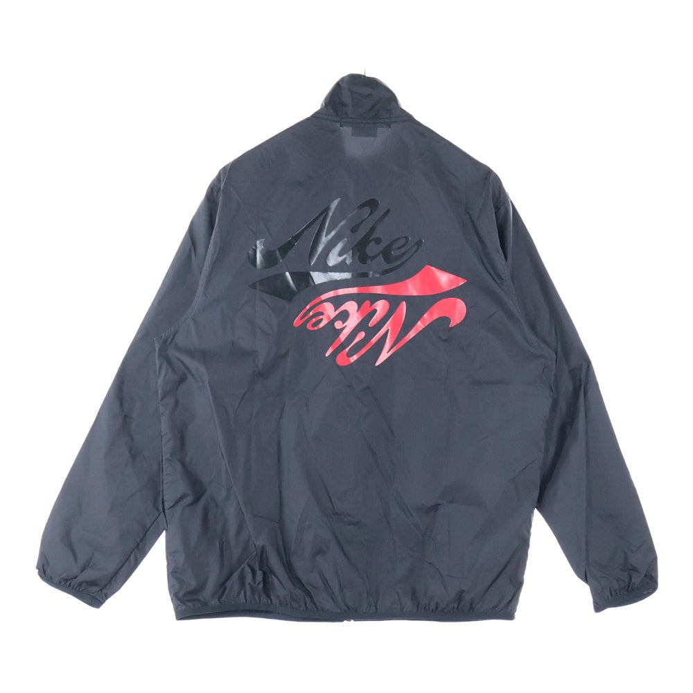 NIKE(ナイキ) 20AW AD2020 ×BLACK COMME des GARCONS ブラックコムデギャルソン スタンドカラー バックプリント ナイロンジャケット ブラック 1F-J102