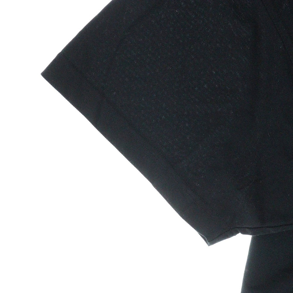 BALENCIAGA(バレンシアガ) 24AW ×ebay OVERSIZED POLO イーベイ ロゴプリント オーバーサイズ 半袖ポロシャツ ブラック 817418