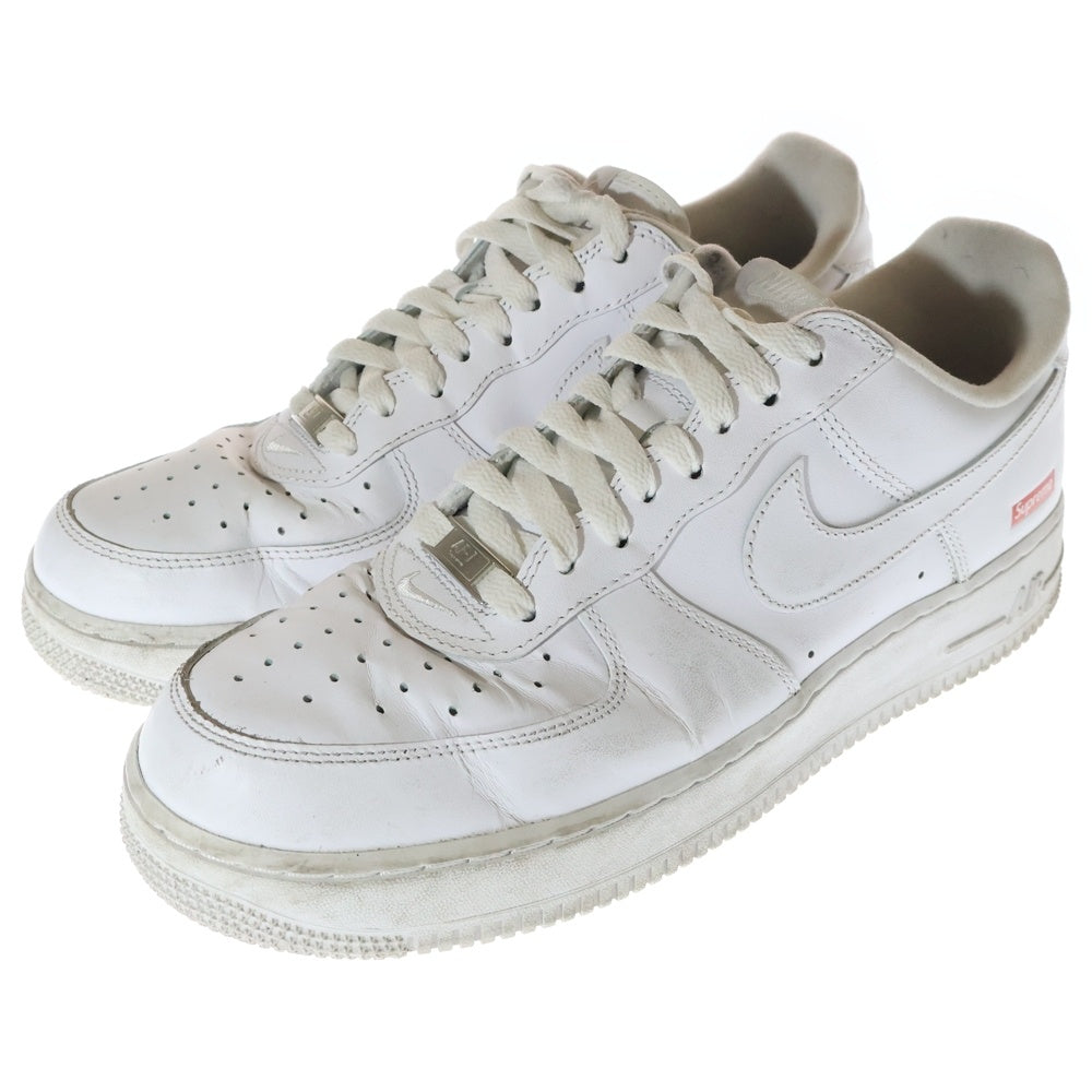 NIKE(ナイキ) ×SUPREME CU9225-100 ローカットスニーカー ホワイト 27.5cm