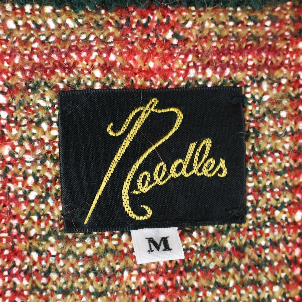 Needles(ニードルス) 22AW TARTAN MOHAIR CARDIGAN タータンチェック モヘアカーディガン ニット マルチカラー LQ273