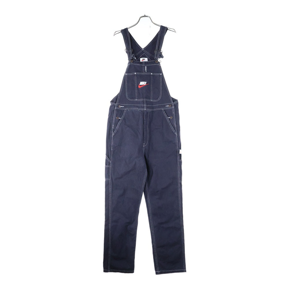 NIKE(ナイキ) 18AW ×SUPREME Cotton Twill Overalls シュプリーム コットンツイル ロゴエンブロイダリー オーバーオール ブラック AR5575-010