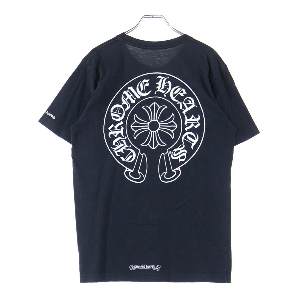CHROME HEARTS(クロムハーツ) Horseshoe S/S Tee ホースシューロゴ プリントTシャツ 半袖カットソー ブラック