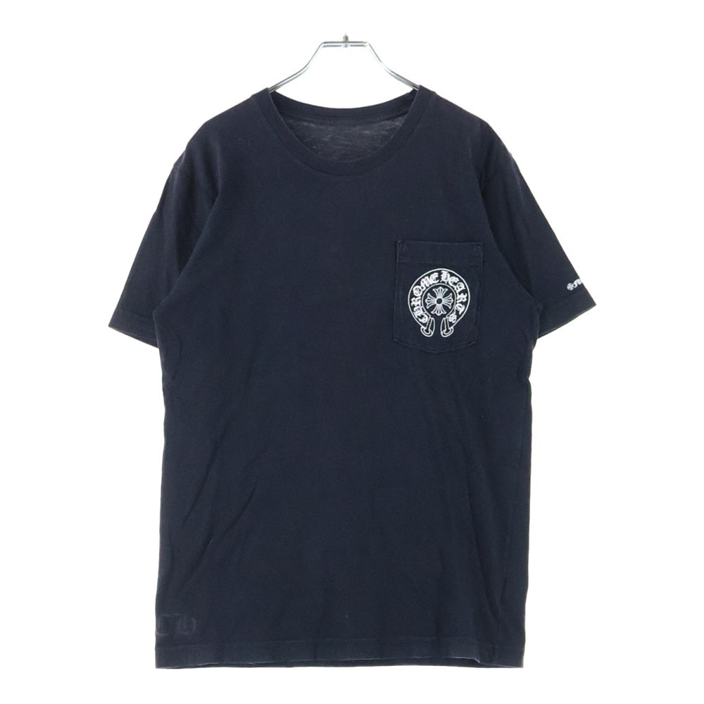 CHROME HEARTS(クロムハーツ) Horseshoe S/S Tee ホースシューロゴ プリントTシャツ 半袖カットソー ブラック
