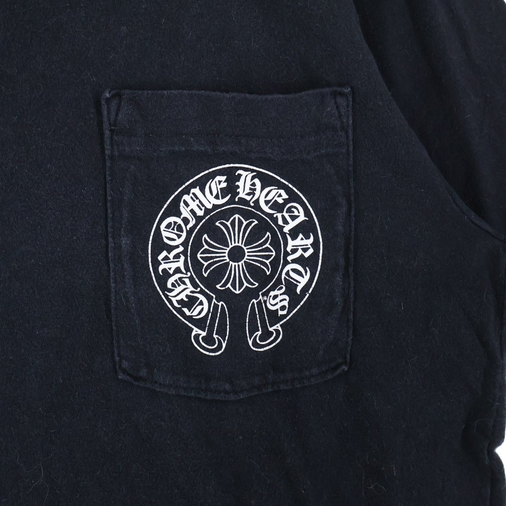 CHROME HEARTS(クロムハーツ) Horseshoe S/S Tee ホースシューロゴ プリントTシャツ 半袖カットソー ブラック