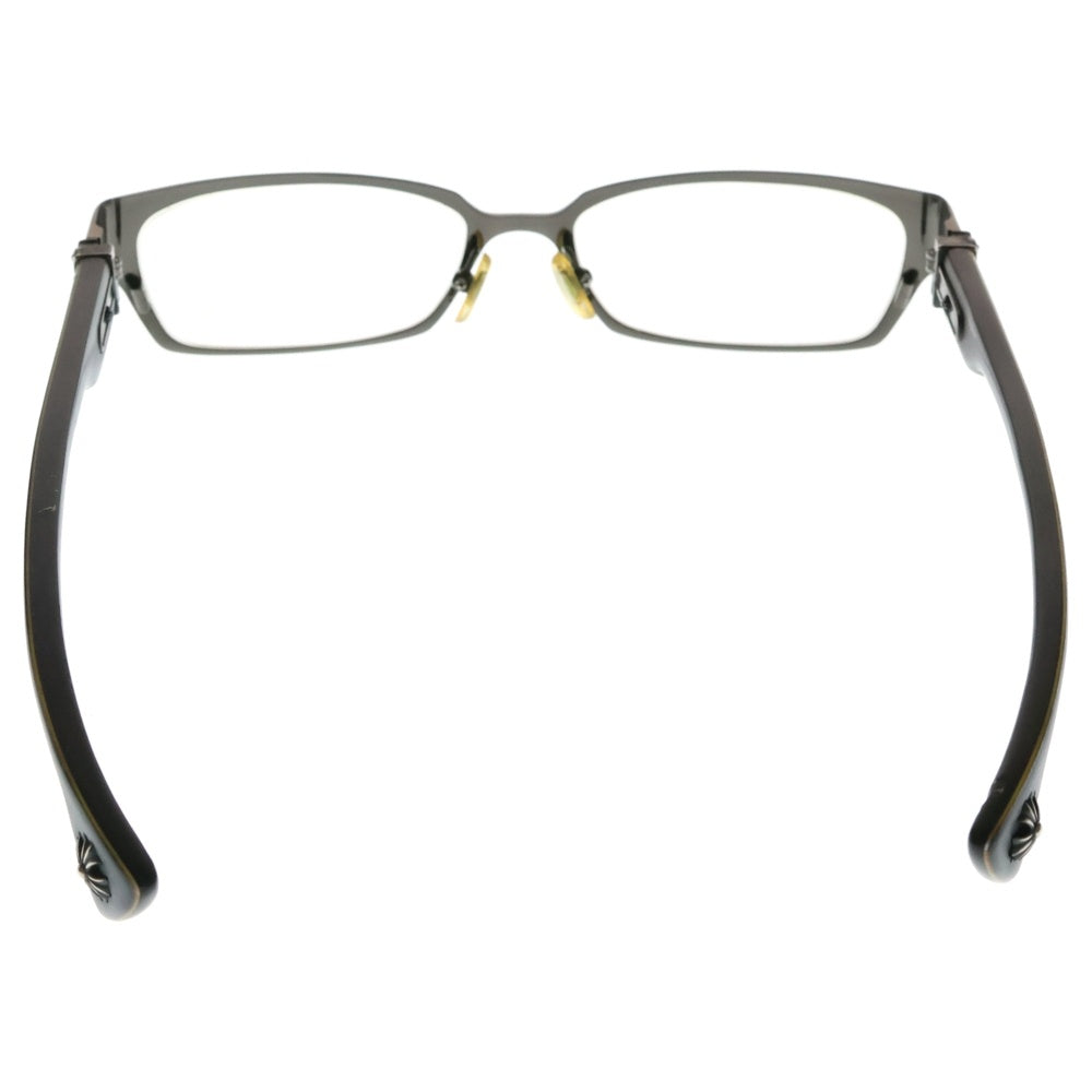 CHROME HEARTS(クロムハーツ) DIXON YU-A CHプラス フォックスフレーム 眼鏡 ブラック