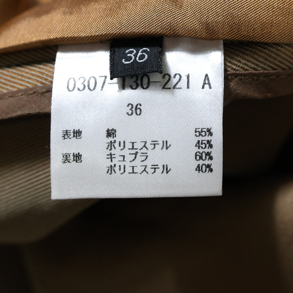 Sov(ソブ) Sov ソブ 22SS ピークドラぺル ロングチェスターコート ベージュ 0307-130-221 レディース