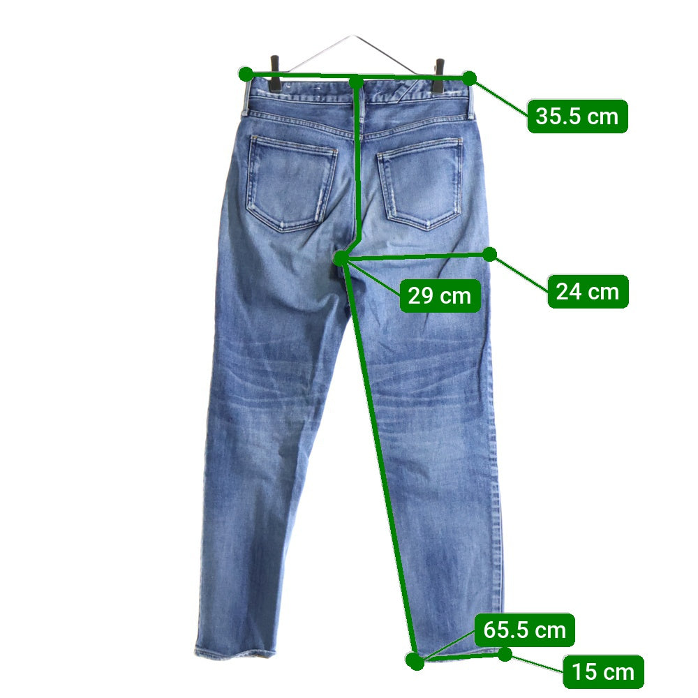 UPPER HIGHTS(アッパー ハイツ) ZIPフライ ストレートデニムパンツ インディゴ 2802791 レディース