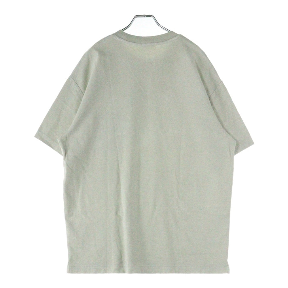 KITH(キス) USA Quinn Pocket Tee フロッキーロゴ フロントポケット クルーネック 半袖Tシャツ カットソー パステルグリーン KHM031882