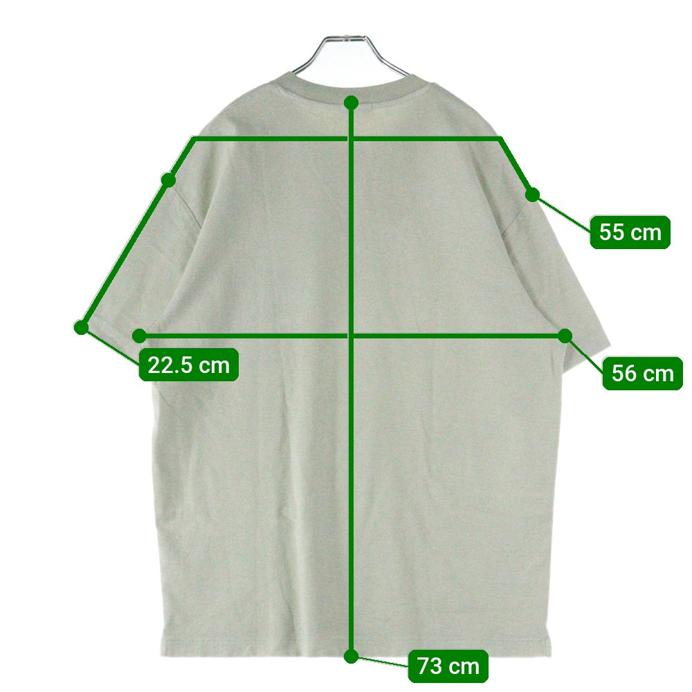 KITH(キス) USA Quinn Pocket Tee フロッキーロゴ フロントポケット クルーネック 半袖Tシャツ カットソー パステルグリーン KHM031882