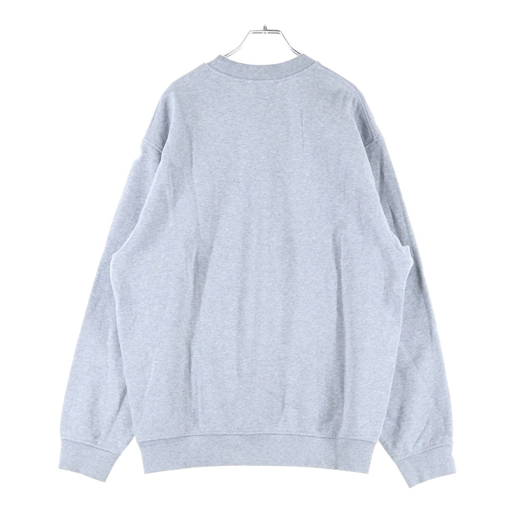 A.P.C(アーペーセー) ×J.W.ANDERSON ジェイダブリューアンダーソン ロゴ刺繍 クルーネック スウェット トレーナー グレー 4114323