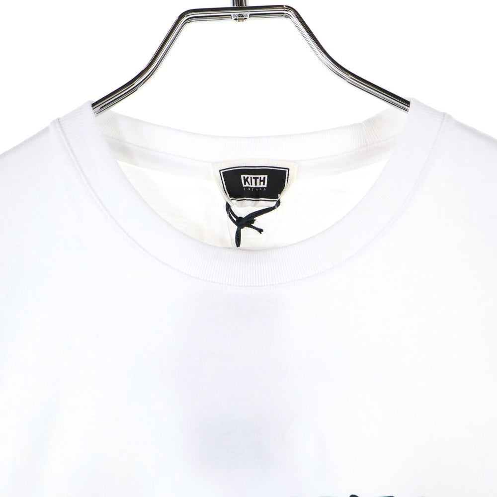 KITH(キス) 24SS Treats Mascot Tee トリート マスコット 両面プリント クルーネック 半袖Tシャツ カットソー ホワイト 24-073-066-0002-7-0