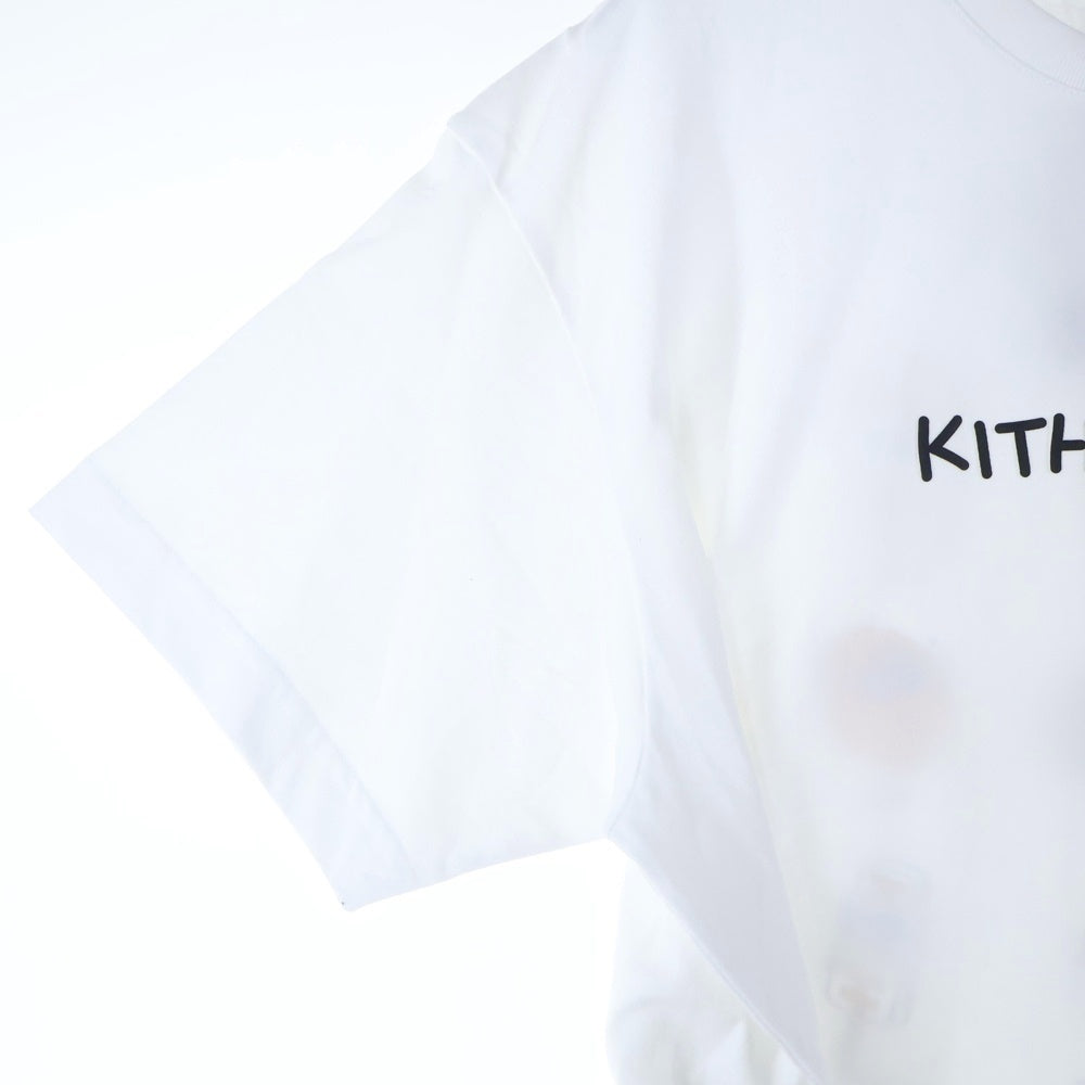 KITH(キス) 24SS Treats Mascot Tee トリート マスコット 両面プリント クルーネック 半袖Tシャツ カットソー ホワイト 24-073-066-0002-7-0