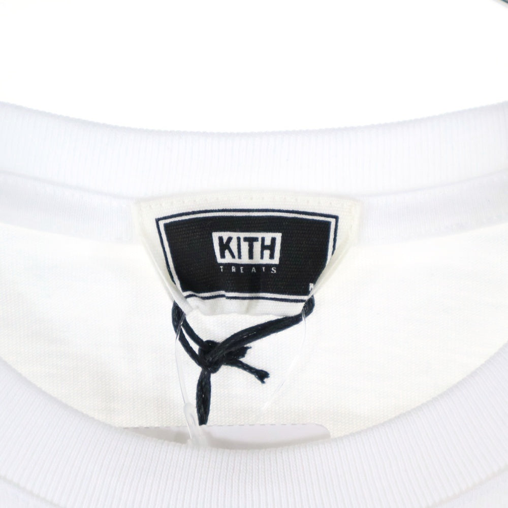 KITH(キス) 24SS Treats Mascot Tee トリート マスコット 両面プリント クルーネック 半袖Tシャツ カットソー ホワイト 24-073-066-0002-7-0