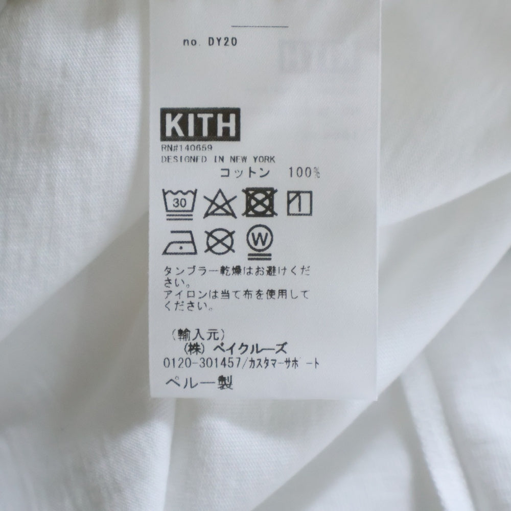 KITH(キス) 24SS Treats Mascot Tee トリート マスコット 両面プリント クルーネック 半袖Tシャツ カットソー ホワイト 24-073-066-0002-7-0
