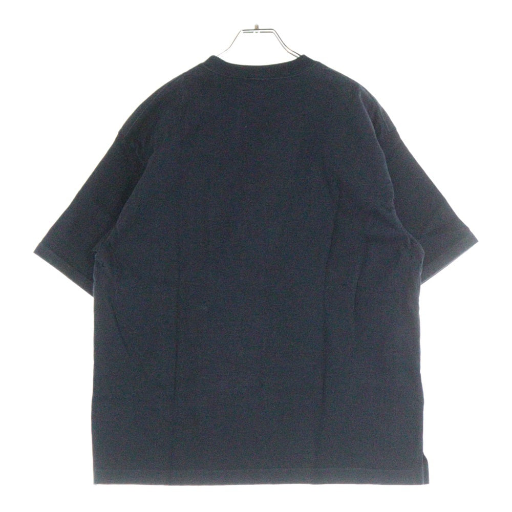 AURALEE(オーラリー) 16SS STAND-UP TEE スタンドアップ ヘビーウェイト クルーネック 半袖Tシャツ カットソー ブラック A6ST01SU