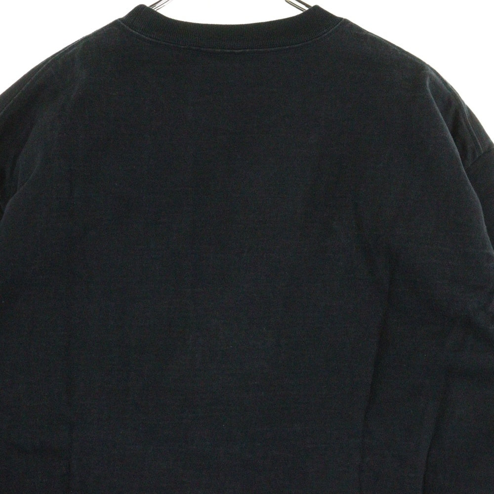 AURALEE(オーラリー) 16SS STAND-UP TEE スタンドアップ ヘビーウェイト クルーネック 半袖Tシャツ カットソー ブラック A6ST01SU