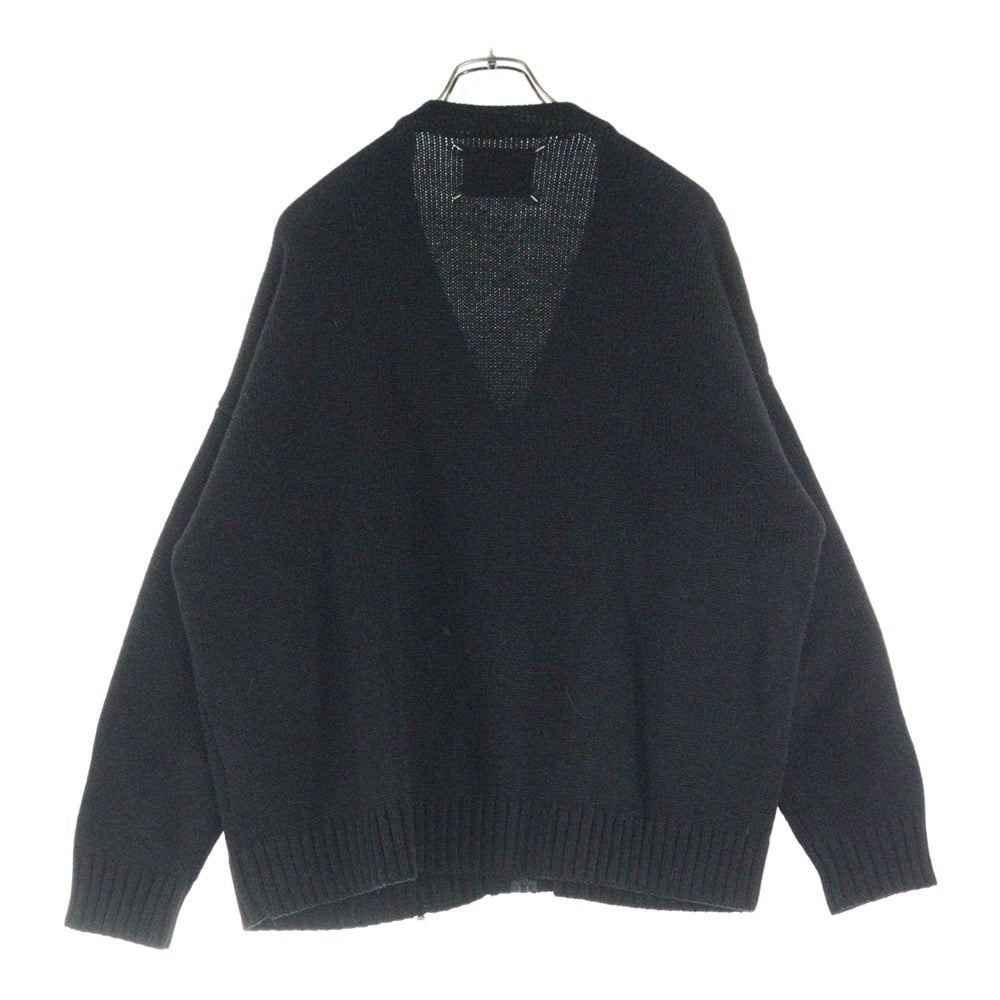 WTAPS(ダブルタップス) 21AW PALMER SWEATER POLY パーマー ポリエステルニット ジップアップ カーディガン ブラック 212MADT-KNM01