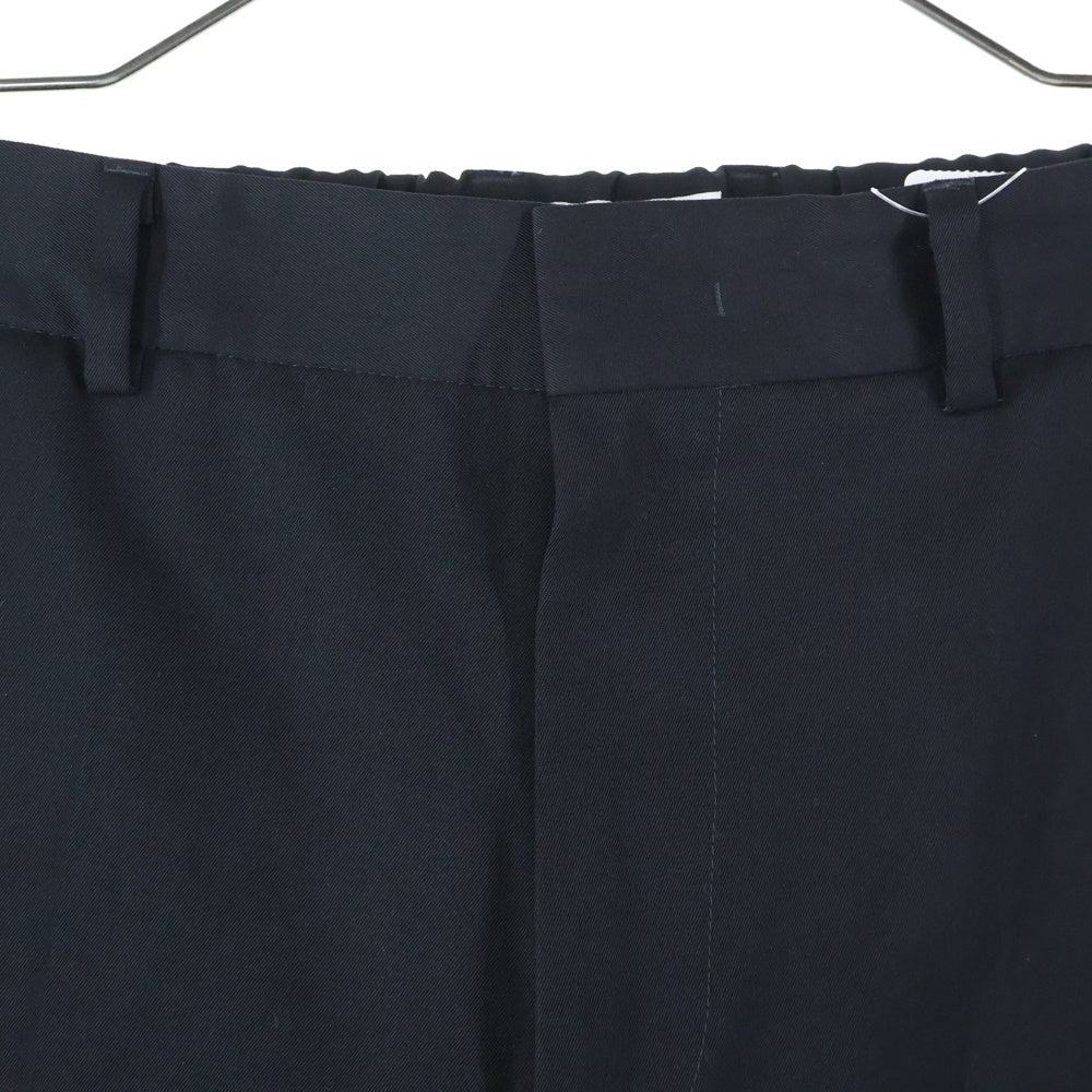 JIL SANDER(ジルサンダー) 23AW ライト ウールギャバ ストレート スラックス パンツ ブラック J22KA0127 J40117
