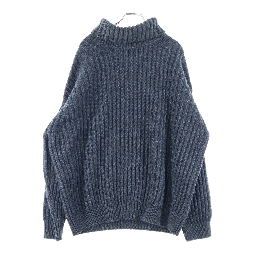 VISVIM(ヴィスヴィム) 21AW AMPLUS TURTLENECK KNIT アンプラス タートルネック ウールリネン ニット セーター チャコール 0121205012004
