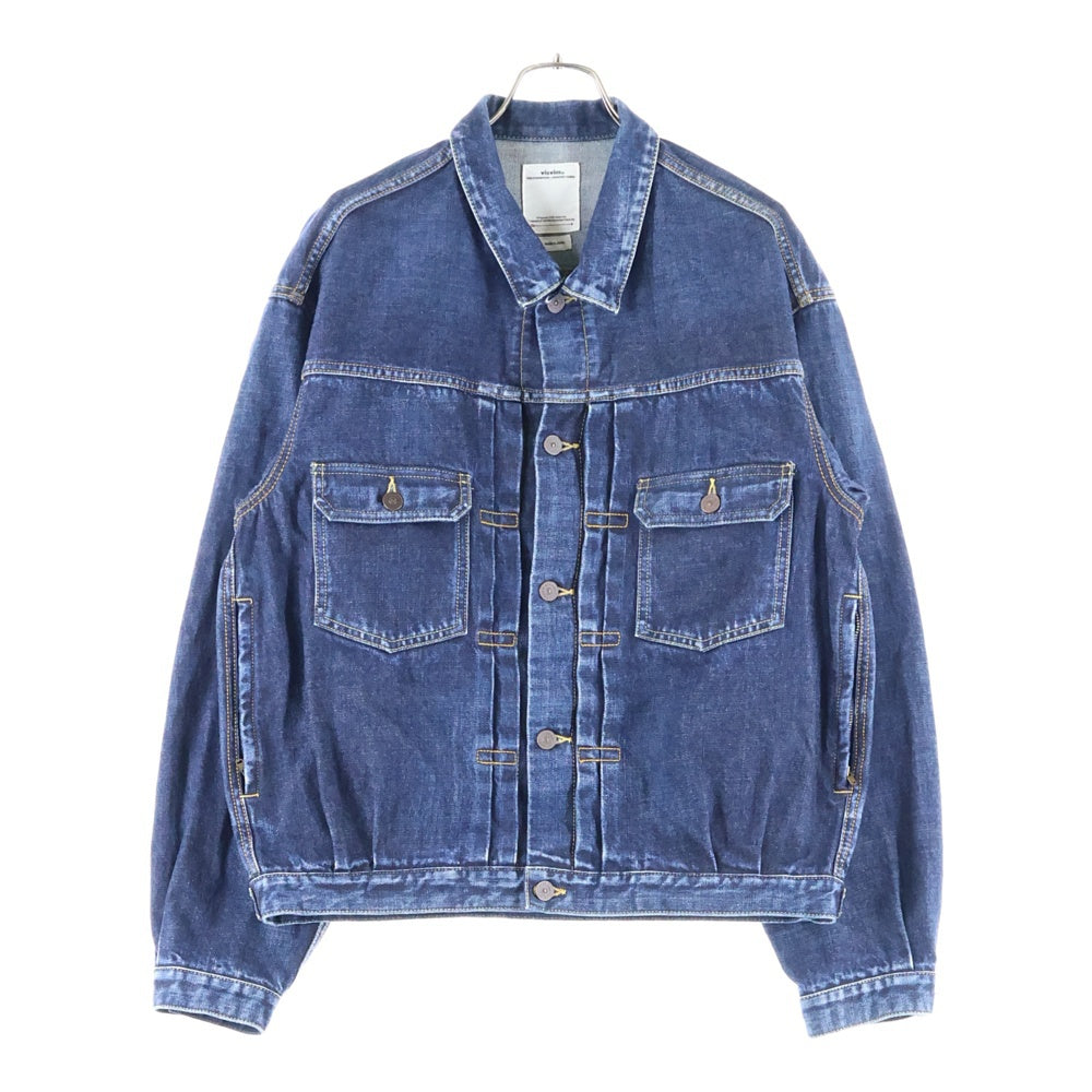 VISVIM(ヴィスヴィム) 22AW 101XX JKT 2nd セカンド型 デニムトラッカージャケット インディゴ 0122205006004