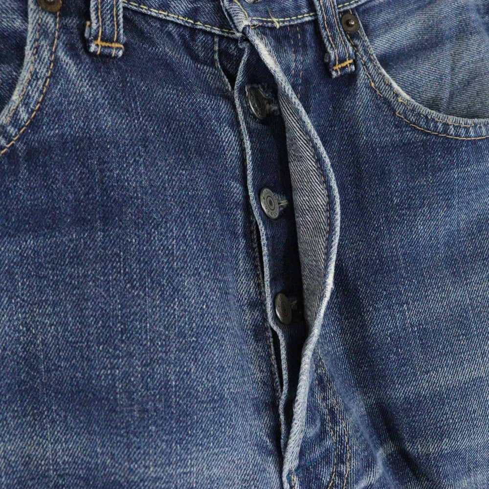 Levi's(リーバイス) 60S VINTAGE 501XX ヴィンテージ 紙パッチ ギャラ無 ボタン裏J刻印 センターセット 両面ビッグE 均等V ボタンフライ デニムパンツ インディゴ