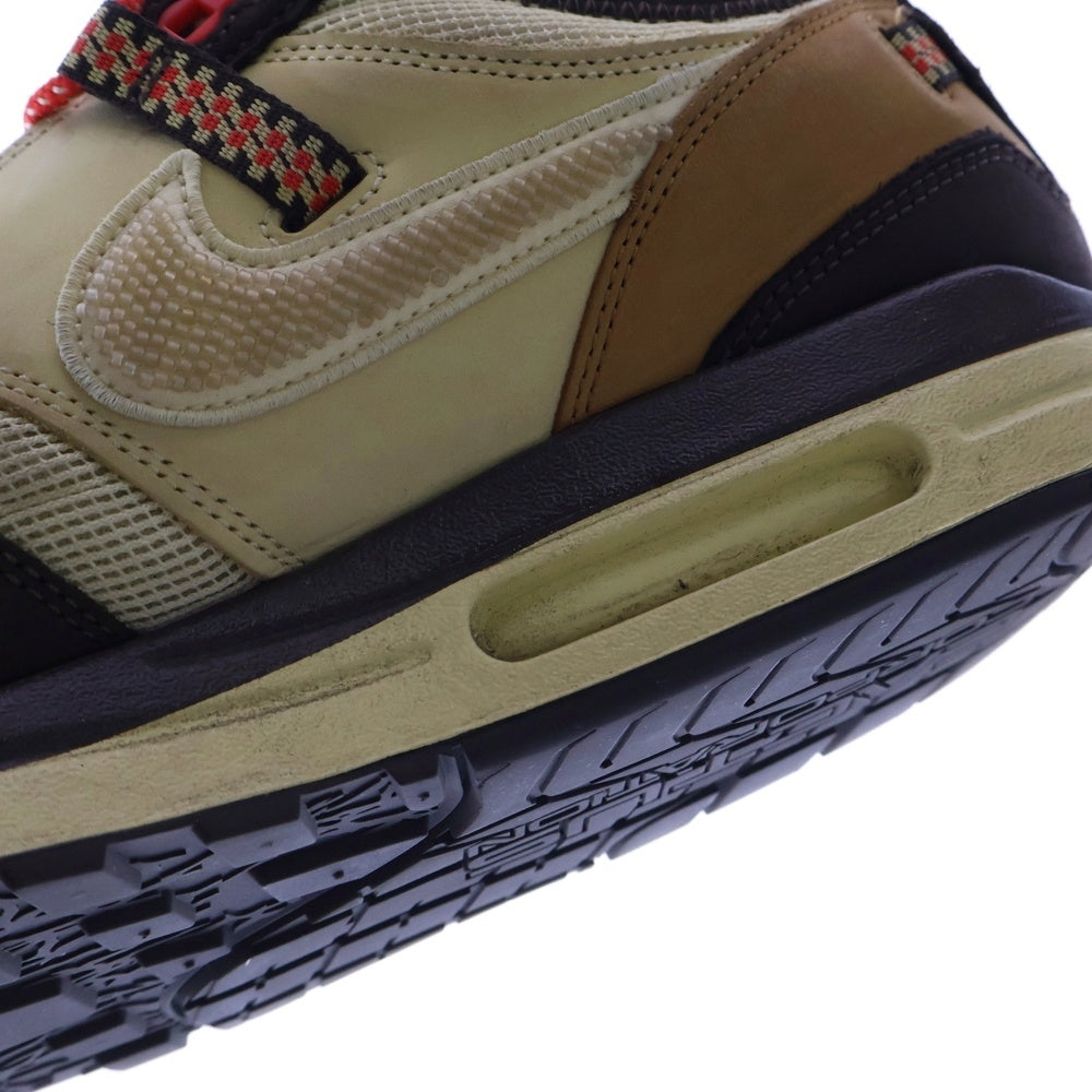 NIKE(ナイキ) × TRAVIS SCOTT AIR MAX 1 CACTUS BROWN トラヴィススコット エアマックス 1 カクタス ローカットスニーカー ブラウン US12/30.0cm DO9392-200