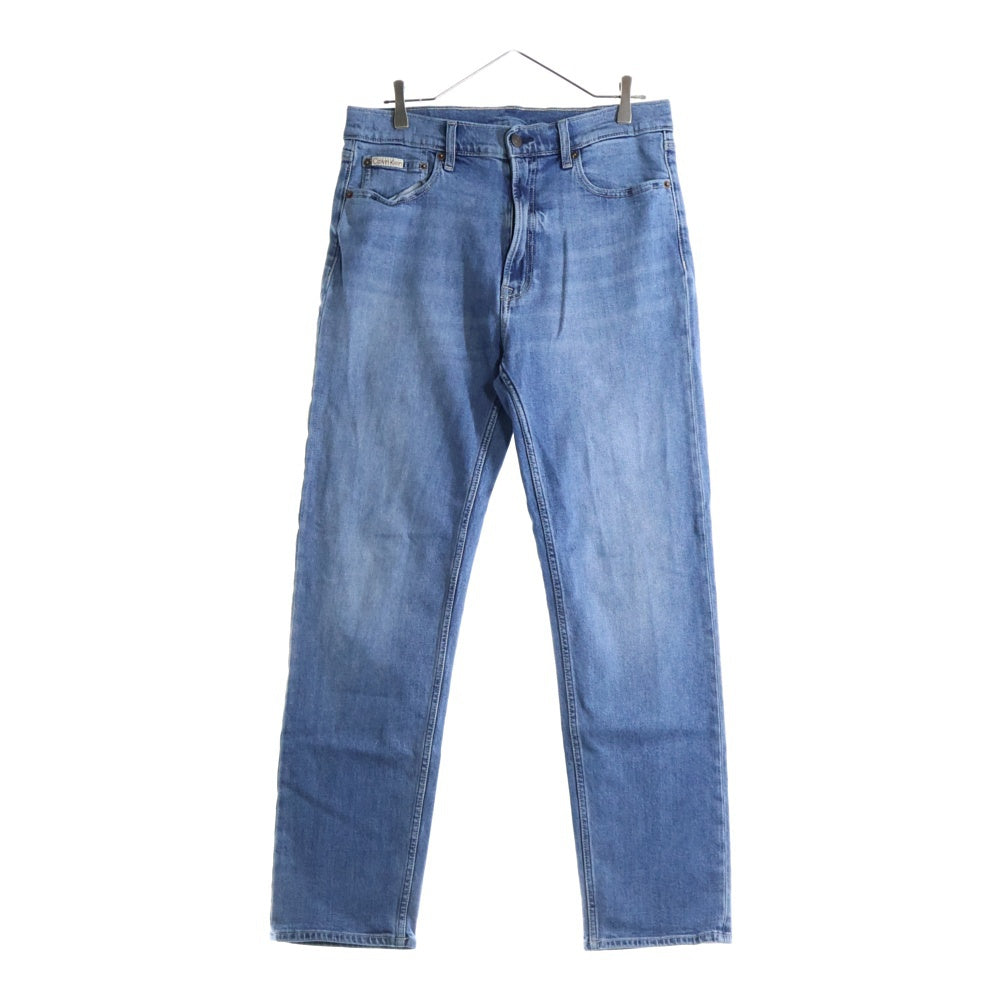 Calvin Klein(カルバンクライン) STANDARDS スタンダーズ ストレッチ ジップフライ ストレートデニムパンツ インディゴブルー 40TM732