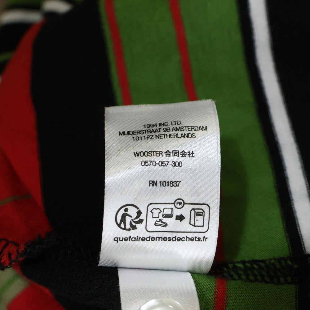 SUPREME(シュプリーム) 23SS Multi Stripe Polo マルチストライプ ロゴエンブロイダリー 半袖ポロシャツ カットソー マルチカラー