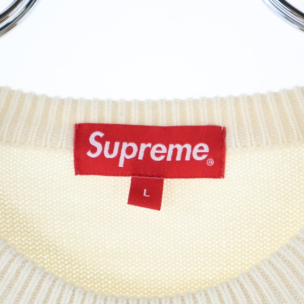 SUPREME(シュプリーム) 21AW Faces Sweater フェイスジャガード クルーネックニット セーター マルチカラー