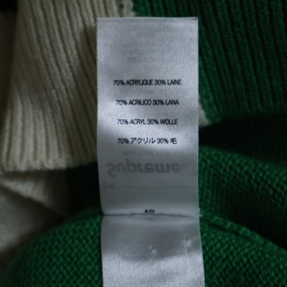SUPREME(シュプリーム) 21AW Faces Sweater フェイスジャガード クルーネックニット セーター マルチカラー
