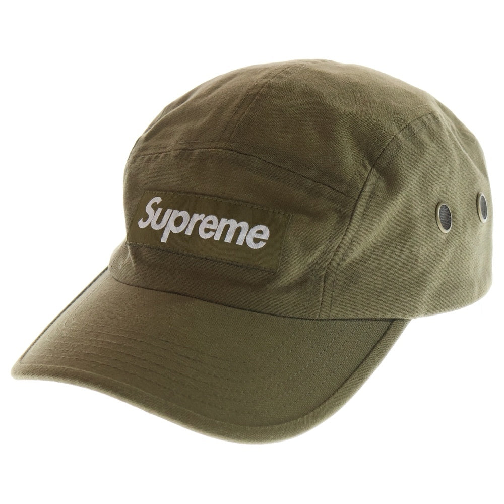 SUPREME(シュプリーム) 22AW Brushed Cordura Camp Cap ブラッシュドコーデュラ ボックスロゴ キャンプキャップ カーキ