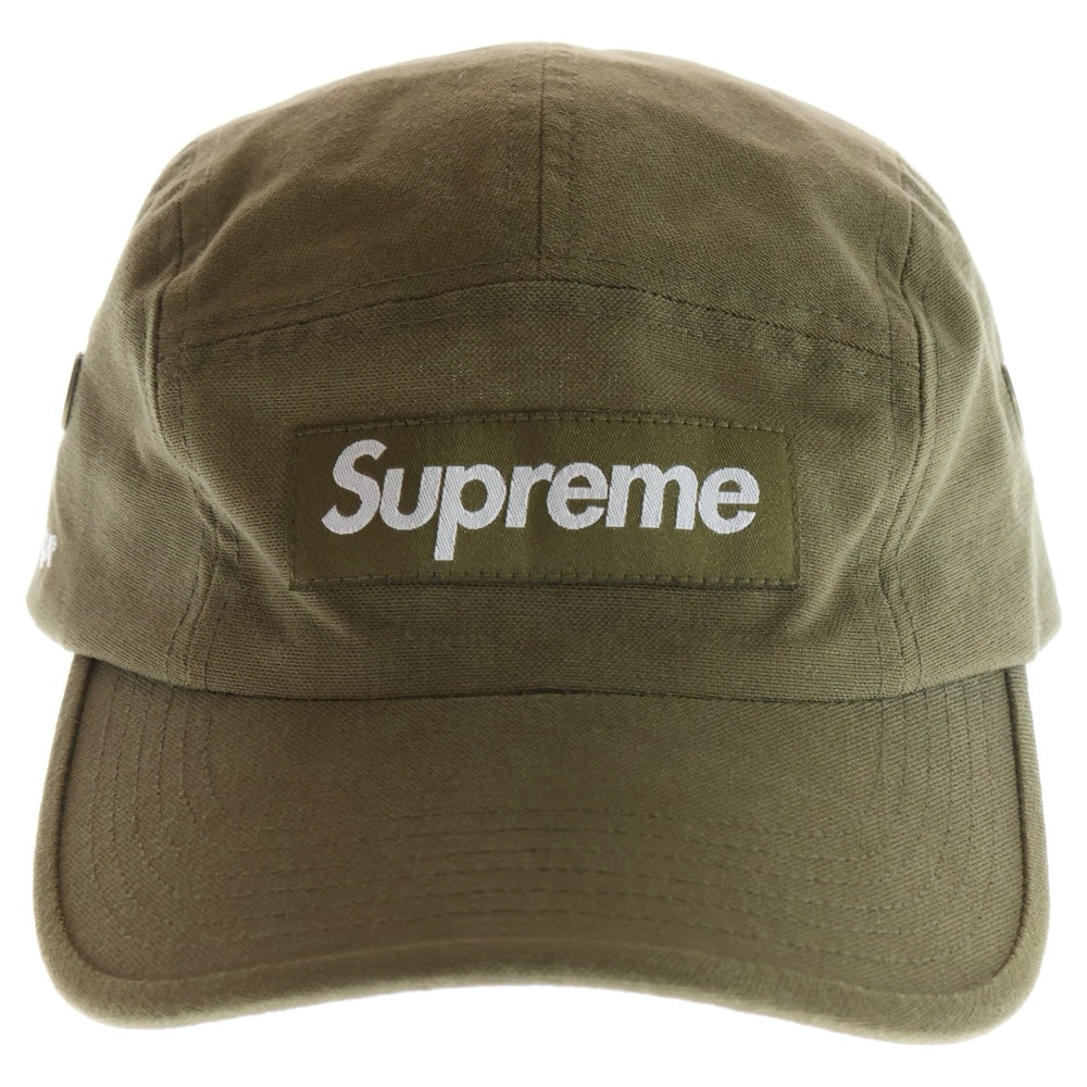 SUPREME(シュプリーム) 22AW Brushed Cordura Camp Cap ブラッシュドコーデュラ ボックスロゴ キャンプキャップ カーキ