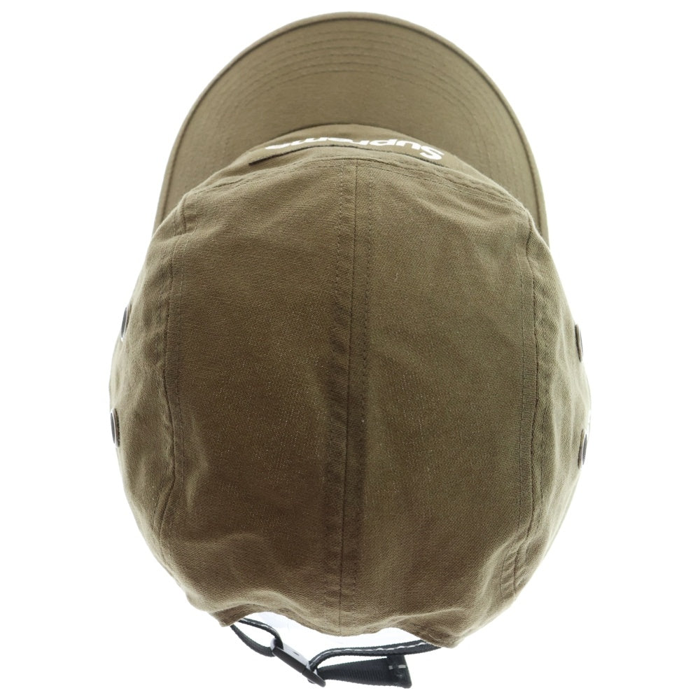 SUPREME(シュプリーム) 22AW Brushed Cordura Camp Cap ブラッシュドコーデュラ ボックスロゴ キャンプキャップ カーキ