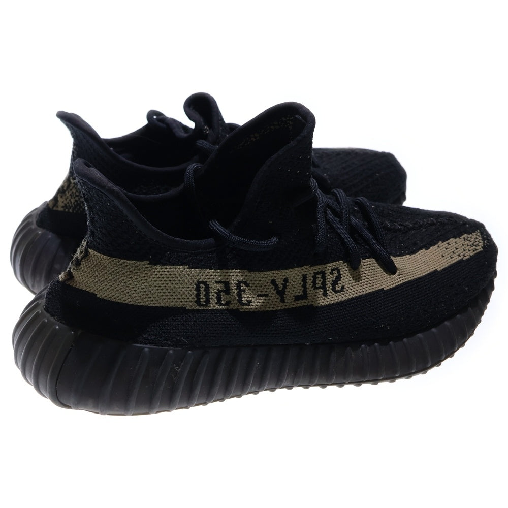 adidas(アディダス) YEEZY BOOST 350 V2 Core Black Green イージーブースト コアブラック グリーン ローカットスニーカー ブラック/グリーン US8.5/26.5cm BY9611