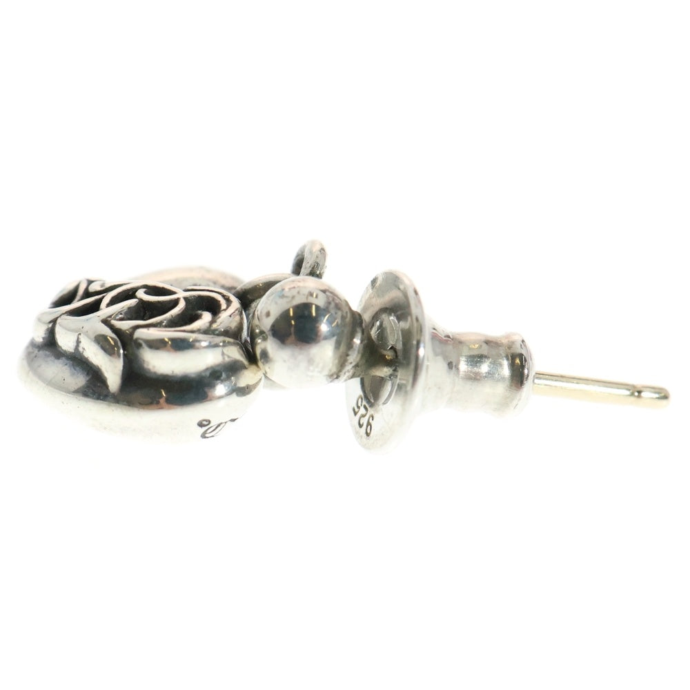 CHROME HEARTS(クロムハーツ) HEART DRP ハートドロップド ピアス シルバー