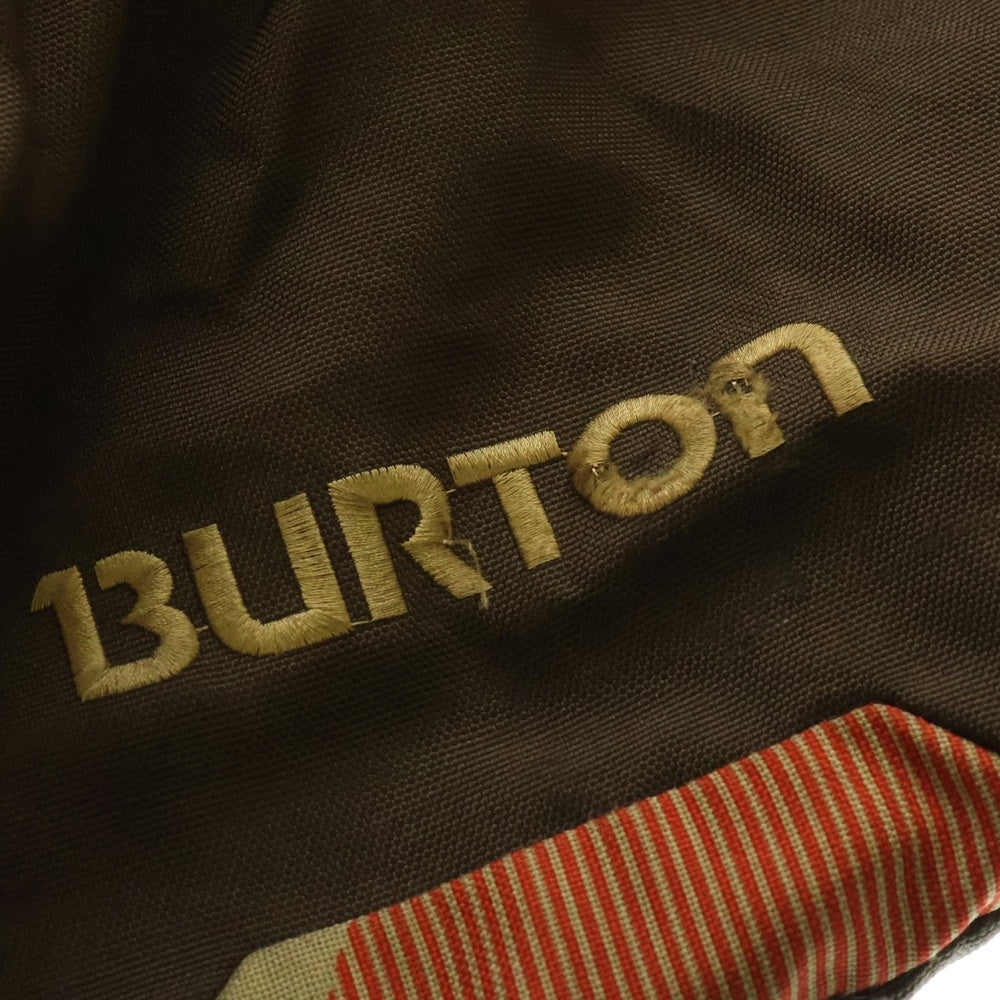 BURTON(バートン) ドット柄 ポリエステル ビッグ ボストンバッグ グリーン/オレンジ