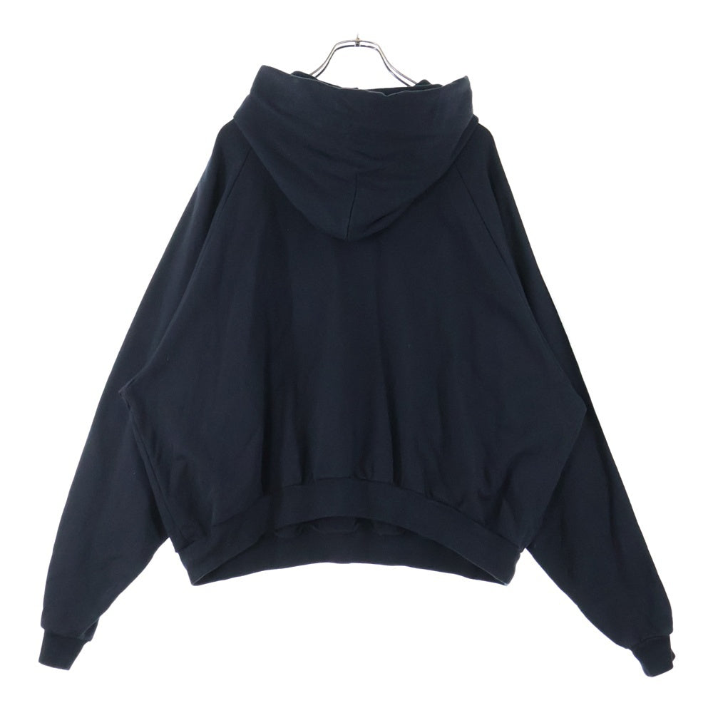 BALENCIAGA(バレンシアガ) 22AW ×adidas Hoodie Large Fit アディダス ロゴラージフィット プルオーバーフーディ スウェットパーカー ブラック 729322 TNVN2